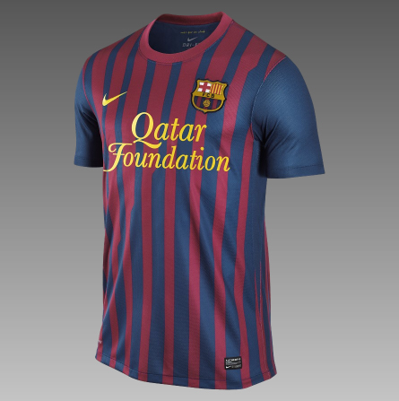 Nike unveiled the FC Barcelona home shirt for 20112012 season