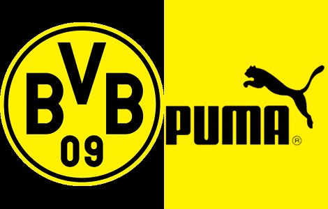 puma logo yellow